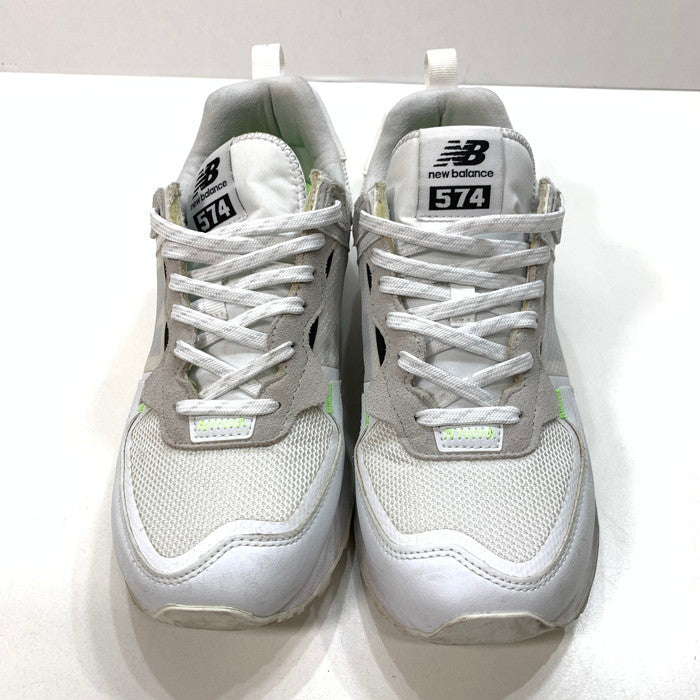 【中古品】【メンズ】 NEW BALANCE ニューバランス ML574IDE スニーカー シューズ 靴 162-241226-gm-12-fuz サイズ：27.5cm カラー：ホワイト 万代Net店