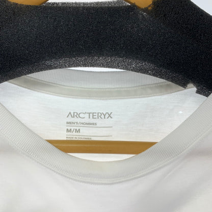 【中古品】【メンズ】 ARC'TERYX アークテリクス ARC MULTI BIRD LOGO LS アーク マルチ バード ロゴ ロングスリーブ 144-241110-st-5-fuz サイズ：M カラー：ホワイト 万代Net店