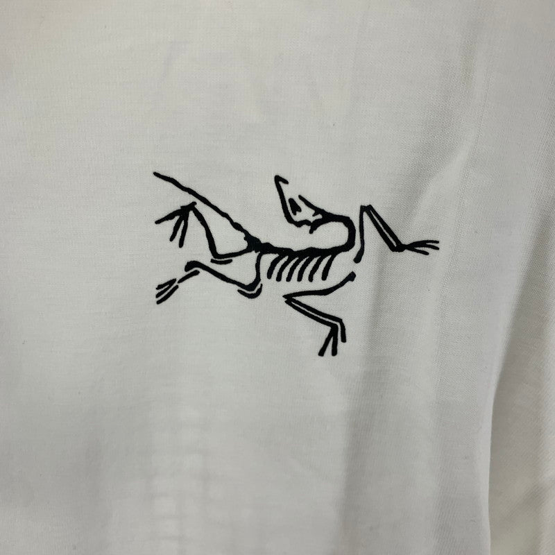 【中古品】【メンズ】 ARC'TERYX アークテリクス ARC MULTI BIRD LOGO LS アーク マルチ バード ロゴ ロングスリーブ 144-241110-st-5-fuz サイズ：M カラー：ホワイト 万代Net店