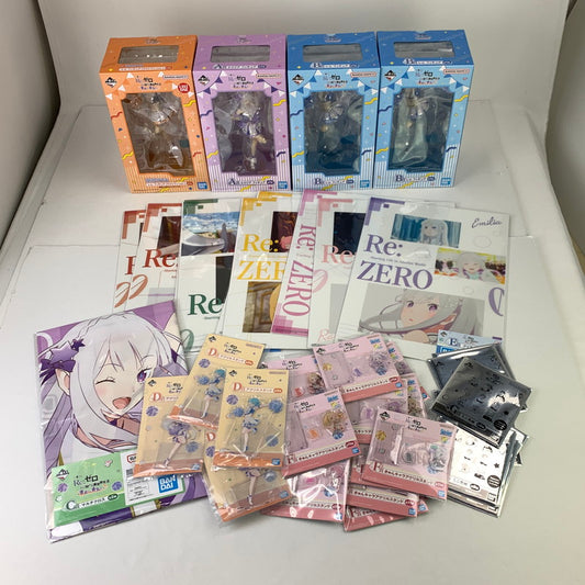 【未使用品】 一番くじ/Re:ゼロから始める異世界生活～貴方に勇気を～、ラストワン、A賞B賞、CDEGF賞まとめ。 おもちゃ 054-241114-MO-17-fuz 万代Net店