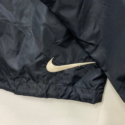 【中古品】【メンズ】 NIKE ナイキ 90s NYLON PULLOVER HOODIE ナイロン ジャケット アウター ブランド 古着 148-241110-gm-31-fuz サイズ：M カラー：ブラック 万代Net店