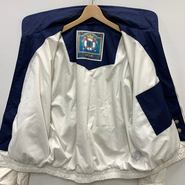 【中古品】【メンズ】 GEAR 90s ジャケット アウター ブランド 古着 145-241110-gm-22-fuz サイズ：不明 カラー：ホワイト 万代Net店