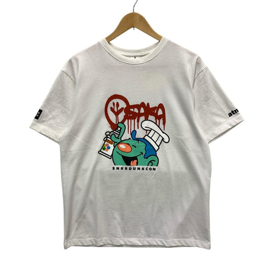 【中古品】【メンズ】 ATMOS×SNKRDUNK 半袖Tシャツ カットソー トップス ブランド 古着 142-250201-gm-05-fuz サイズ：38 カラー：ホワイト 万代Net店