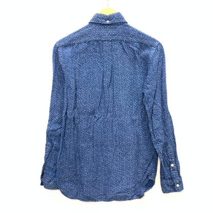 【中古品】【メンズ】 RALPH LAUREN ラルフローレン 麻 長袖シャツ トップス ブランド 古着 145-241227-gm-05-fuz サイズ：XS カラー：ブルー 万代Net店