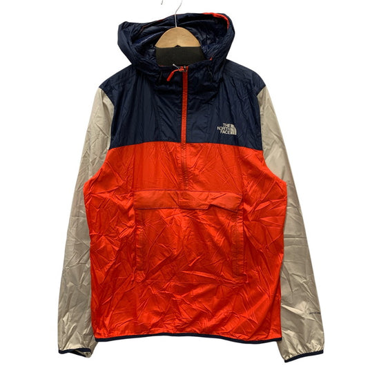 【中古品】【メンズ】 THE NORTH FACE ザ・ノースフェイス NP01909Z ナイロンジャケット ハーフジップ アウター ブランド 古着 144-241117-gm-19-fuz サイズ：M カラー：オレンジ ネイビー 万代Net店