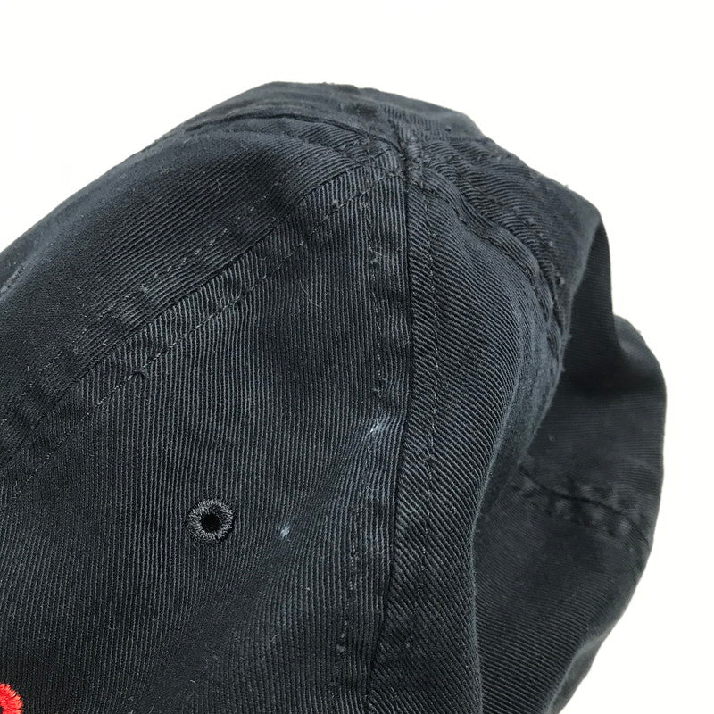 【中古品】【メンズ】 BALENCIAGA バレンシアガ 487067 410B7 18SS SNNERS CAP 刺繍 ロゴ キャップ 帽子 ブランド 185-241113-mh-1-fuz サイズ：L 59 カラー：ブラック 万代Net店