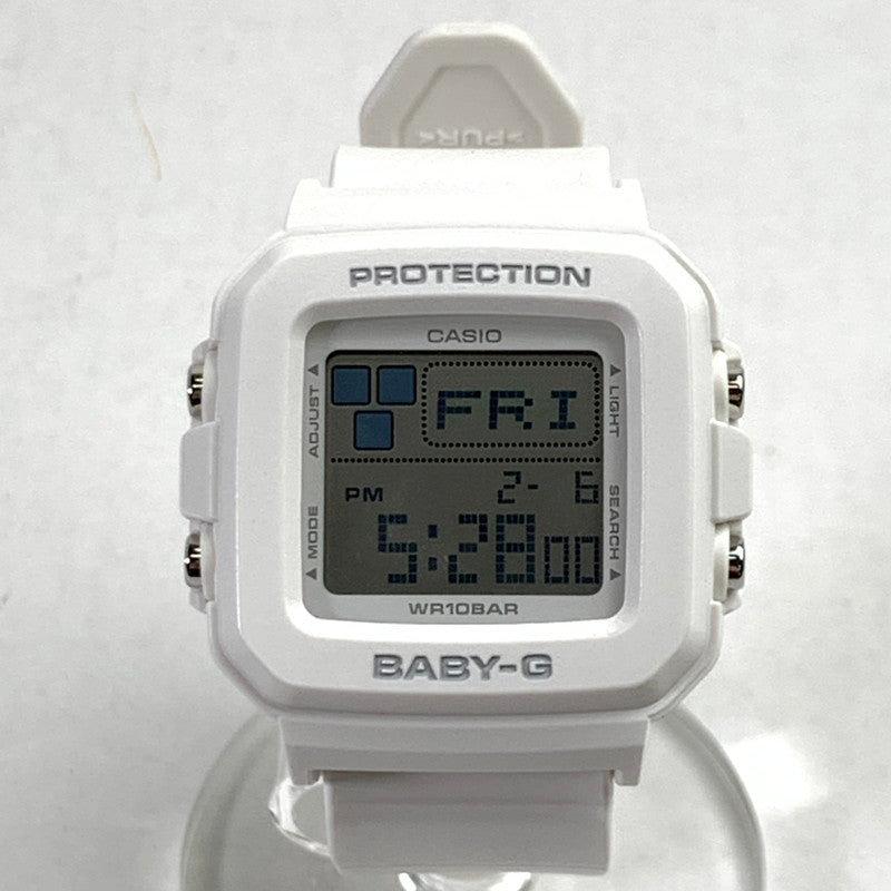 【中古美品】【メンズ/レディース】 BABY-G＋PLUS ベビーG プラス BGD-10L 腕時計 時計 ホワイト 2024 バンドループ9個付属 箱付属 おしゃれ かわいい 196-260206-io-21-fuz 万代Net店