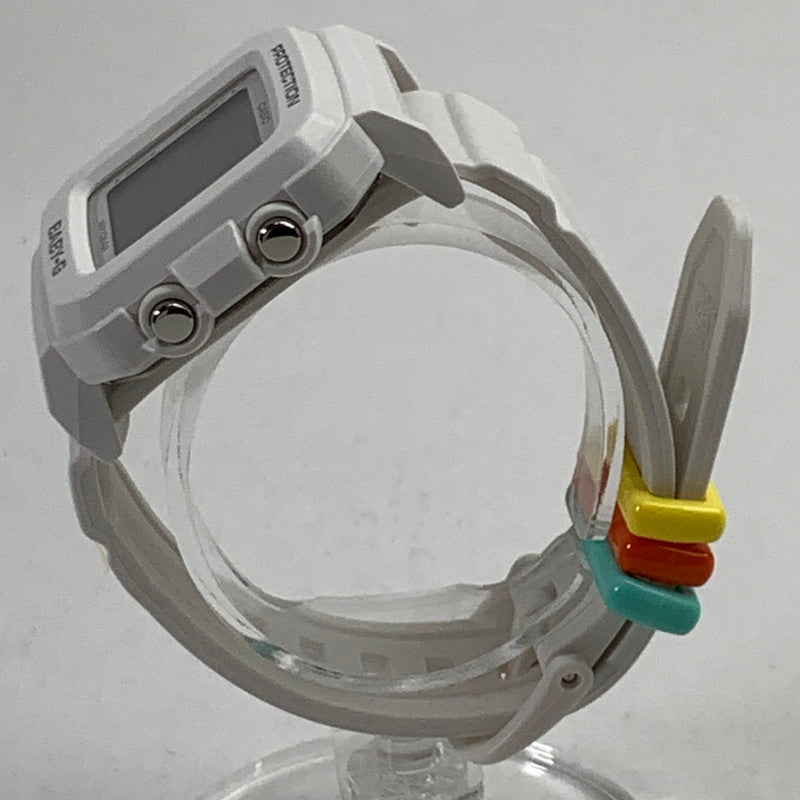 【中古美品】【メンズ/レディース】 BABY-G＋PLUS ベビーG プラス BGD-10L 腕時計 時計 ホワイト 2024 バンドループ9個付属 箱付属 おしゃれ かわいい 196-260206-io-21-fuz 万代Net店