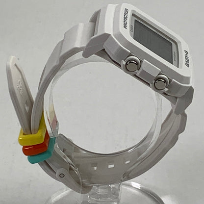 【中古美品】【メンズ/レディース】 BABY-G＋PLUS ベビーG プラス BGD-10L 腕時計 時計 ホワイト 2024 バンドループ9個付属 箱付属 おしゃれ かわいい 196-260206-io-21-fuz 万代Net店
