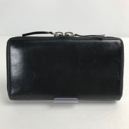 【中古品】【メンズ】 BALENCIAGA バレンシアガ 381226・1000 ラウンド ジップ ファスナー ウォレット 長財布 ブランド 180-241115-mh-05-fuz カラー：ブラック 万代Net店