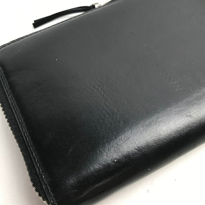 【中古品】【メンズ】 BALENCIAGA バレンシアガ 381226・1000 ラウンド ジップ ファスナー ウォレット 長財布 ブランド 180-241115-mh-05-fuz カラー：ブラック 万代Net店