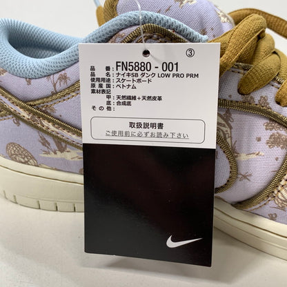 【中古美品】【メンズ】 NIKE SB ナイキエスビー FN5880-001 DUNK LOW PRM ”TOILE"" ダンク ロー プレミアム ""トワレ"" シューズ 靴 スニーカー 160-241214-gm-10-fuz サイズ：27.5cm カラー：パープル 万代Net店