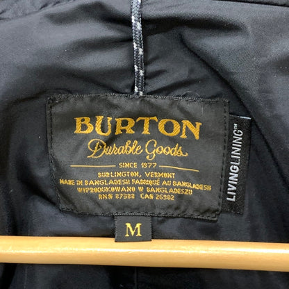 【中古品】【メンズ】 BURTON バートン マウンテンパーカー ジャケット アウター ブランド 古着 144-250119-gm-04-fuz サイズ：M カラー：ブラック 万代Net店