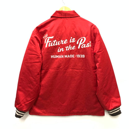 【中古品】【メンズ】 HUMAN MADE ヒューマンメード HM28JK046 SATIN JACKET ジャケット アウター ブランド 古着 142-241117-gm-25-fuz サイズ：L カラー：レッド 万代Net店