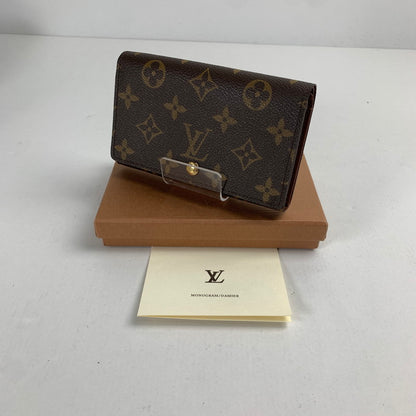 【中古美品】【レディース】 LOUIS VUITTON ルイ・ヴィトン M61736 モノグラム  ポルトフォイユ・トレゾール 179-241117-st-4-fuz カラー：ブラウン 万代Net店