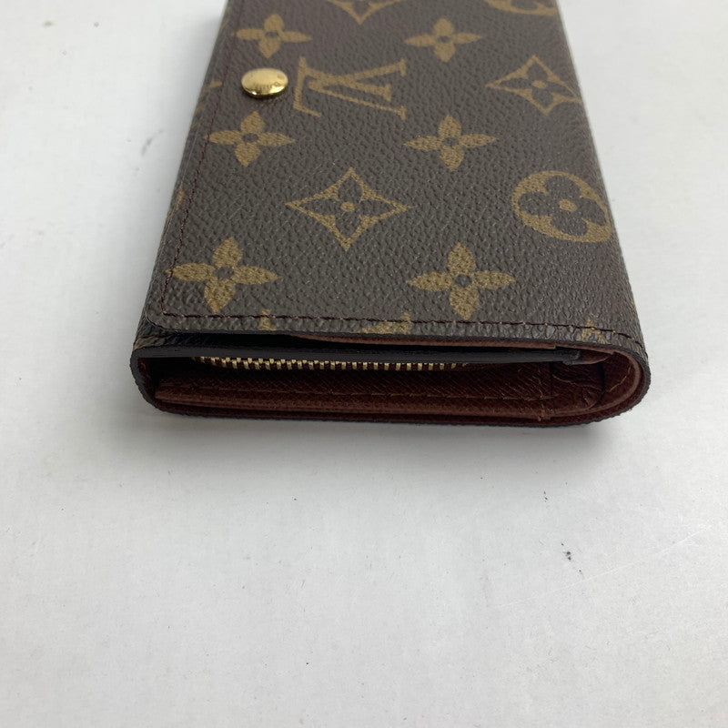 【中古美品】【レディース】 LOUIS VUITTON ルイ・ヴィトン M61736 モノグラム  ポルトフォイユ・トレゾール 179-241117-st-4-fuz カラー：ブラウン 万代Net店