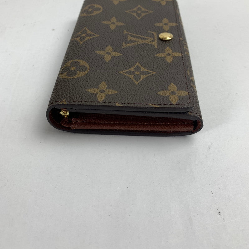 【中古美品】【レディース】 LOUIS VUITTON ルイ・ヴィトン M61736 モノグラム  ポルトフォイユ・トレゾール 179-241117-st-4-fuz カラー：ブラウン 万代Net店