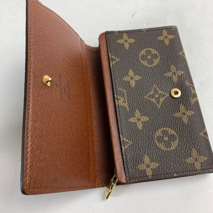 【中古美品】【レディース】 LOUIS VUITTON ルイ・ヴィトン M61736 モノグラム  ポルトフォイユ・トレゾール 179-241117-st-4-fuz カラー：ブラウン 万代Net店