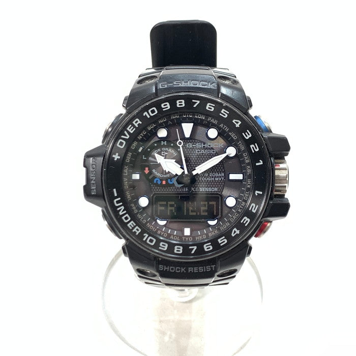 【中古品】【メンズ】 G-SHOCK ジーショック GWN-1000B-1BJF MASTER OF G-SEA GULFMASTER アナデジ時計 ブランド 腕時計 電波ソーラー 196-241227-gm-39-fuz カラー：ブラック 万代Net店