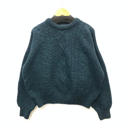 【中古品】【メンズ】 CONTRY COLLECTION ウール ニット トップス ブランド 古着 145-241123-gm-29-fuz サイズ：XL カラー：グリーン 万代Net店