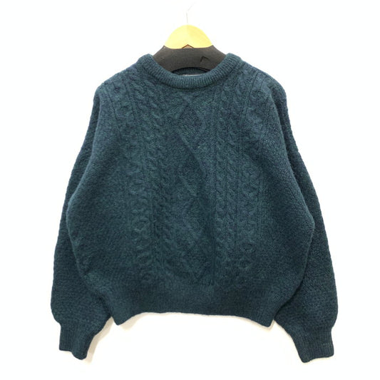 【中古品】【メンズ】 CONTRY COLLECTION ウール ニット トップス ブランド 古着 145-241123-gm-29-fuz サイズ：XL カラー：グリーン 万代Net店