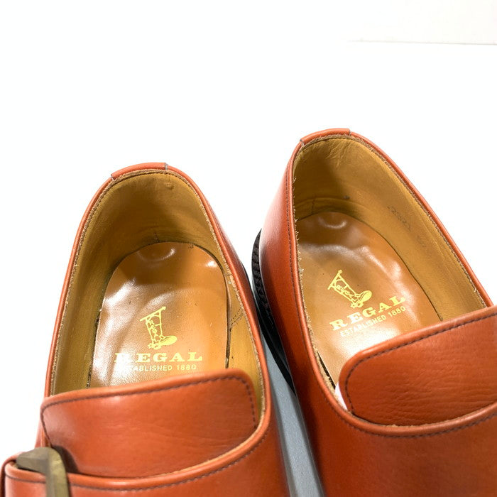 【中古品】【レディース】 REGAL リーガル レザー モンクストラップ ブーツ シューズ 靴 167-250309-gm-39-fuz サイズ：23.5cm カラー：ブラウン 万代Net店