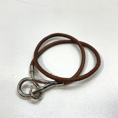 【中古品】【メンズ/レディース】 HERMES エルメス ジャンボブレスレット アクセサリー 二連 ダブル 182-241120-mh-12-fuz カラー：レザー 万代Net店