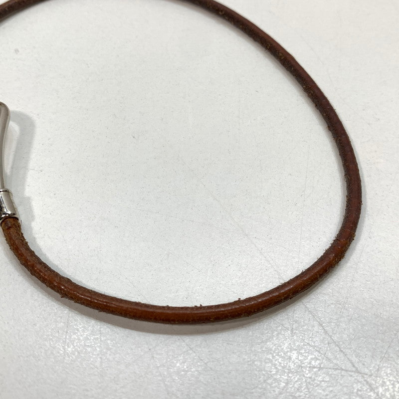 【中古品】【メンズ/レディース】 HERMES エルメス ジャンボブレスレット アクセサリー 二連 ダブル 182-241120-mh-12-fuz カラー：レザー 万代Net店