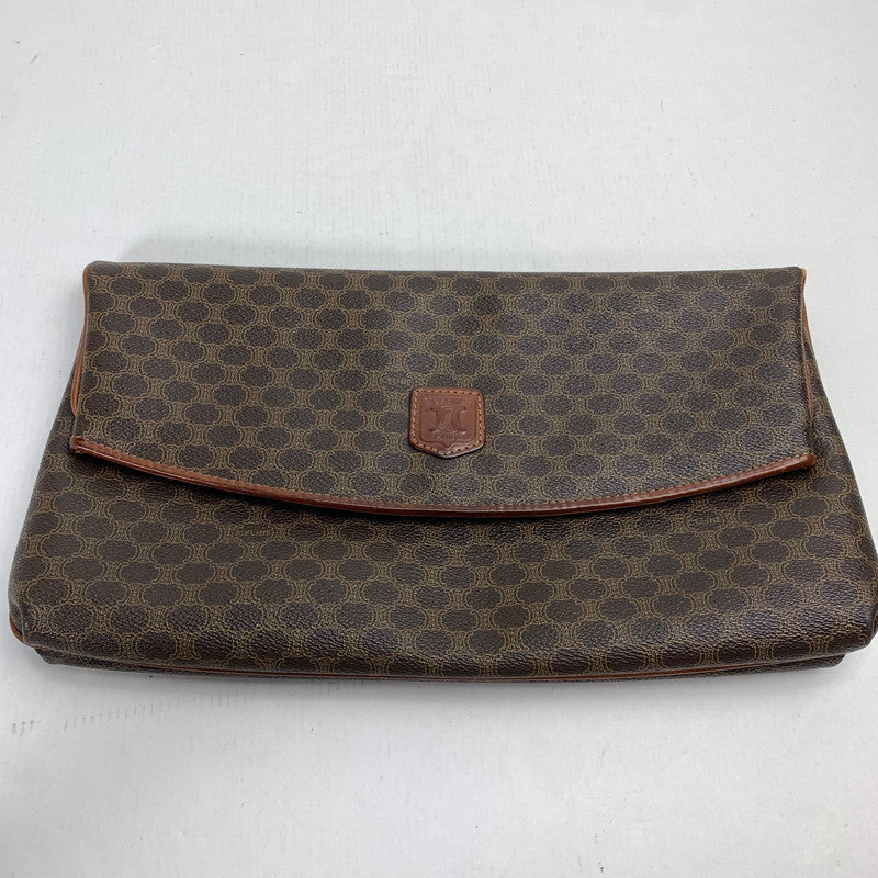 【中古品】【メンズ】 CELINE セリーヌ オールドマカダム クラッチバッグ M05 180-241124-st-7-fuz カラー：ブラウン 万代Net店