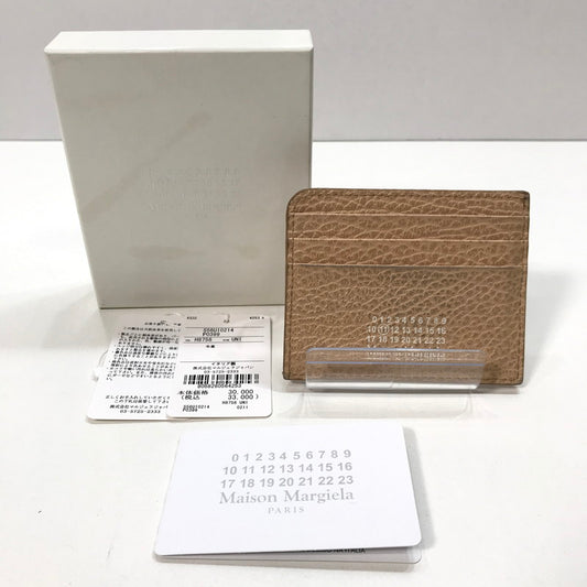 【中古品】【メンズ/レディース】 MAISON MARGIELA メゾン マルジェラ S56UI0214 カレンダータグ カードケース パスケース 小物 ブランド 200-241127-mh-05-fuz カラー：ベージュ 万代Net店