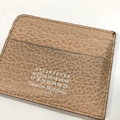 【中古品】【メンズ/レディース】 MAISON MARGIELA メゾン マルジェラ S56UI0214 カレンダータグ カードケース パスケース 小物 ブランド 200-241127-mh-05-fuz カラー：ベージュ 万代Net店