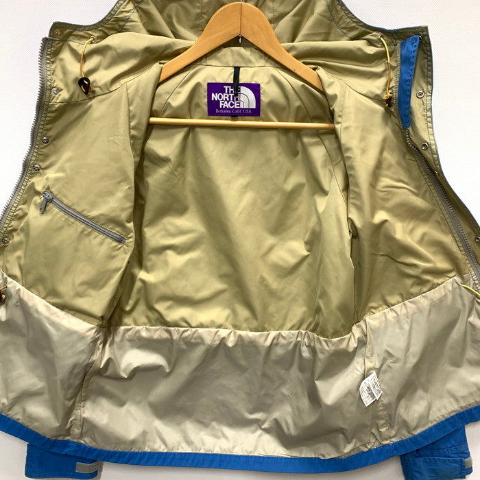 【中古品】【メンズ】 THE NORTH FACE PURPLE LABEL ザノースフェイスパープルレーベル NP2751N FLASHDRY ZIP UP PARKA ジャケット アウター ブランド 古着 144-241222-gm-14-fuz サイズ：M カラー：ブルー 万代Net店