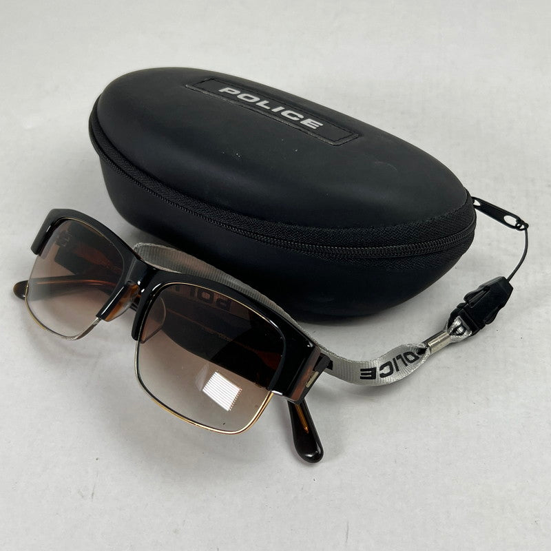 【中古品】【メンズ】 POLICE ポリス S1908J サングラス BLACK/ケース有 ※使用感あり・歪みあり・フレーム変色有 サングラス 203-260917-io-44-fuzh 万代Net店