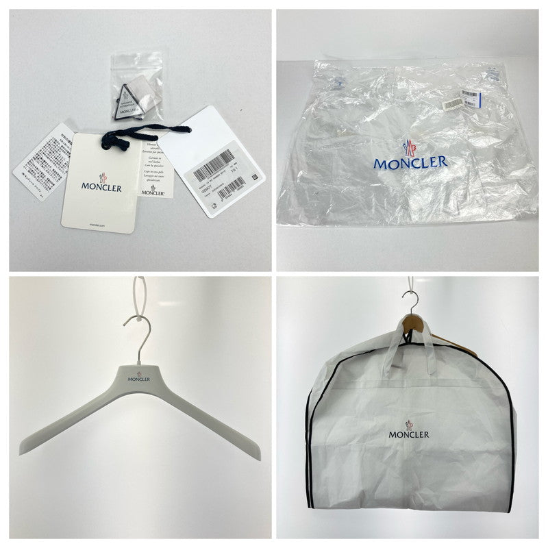 【中古品】【メンズ】 MONCLER モンクレール C20914096005 17AW GEMOT GIUBBOTTO ジェモット レザー ダウン ジャケット コート アウター ブランド 古着 141-241128-mh-01-fuz サイズ：1 カラー：ブラック 万代Net店