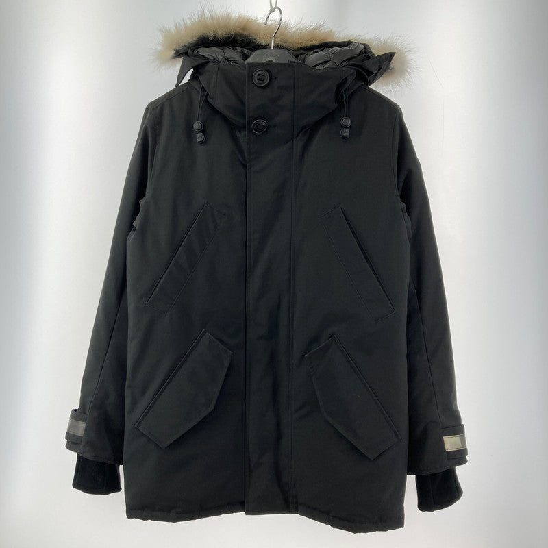 【中古品】【メンズ】 CANADA GOOSE カナダグース 3408MB EDGEWOOD PARKA エッジウッド パーカ ダウン コート ジャケット アウター ブランド 古着 141-241128-mh-04-fuz サイズ：XS カラー：ブラック 万代Net店