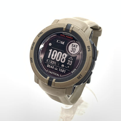 【中古品】【メンズ】 GARMIN ガーミン INSTINCT 2 TACTICAL 腕時計 197-241130-gm-04-fuz カラー：カーキ 万代Net店