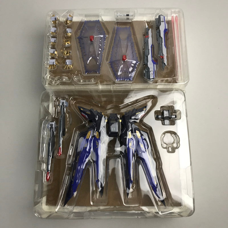 【中古美品】 完備品 機動戦士ガンダム  SEED DESTINY METAL BUILD メタル ビルド ストライク フリーダム ガンダム SOUL BLUE Ver. ＋光の翼オプションセット フィギュア 056-250103-mh-07-fuz 万代Net店