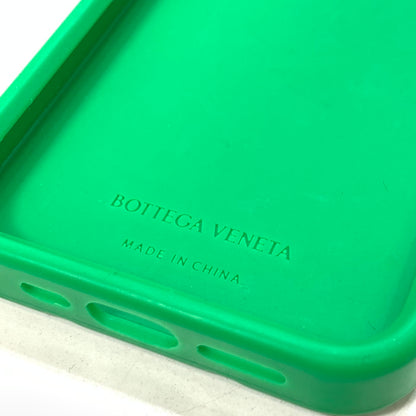 【中古品】【メンズ/レディース】 BOTTEGAVENETA ボッテガヴェネタ iPhone 14 pro シリコン スマホケース  183-250120-gm-42-fuz カラー：グリーン 万代Net店