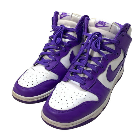 【中古品】【メンズ】 NIKE ナイキ DD1869-112 WMNS DUNK HIGH ”CHAMPIONSHIP COURT PURPLE” ウィメンズ ダンク ハイ ""チャンピオンシップ コート パープル"" シューズ 靴 スニーカー 160-241214-gm-06-fuz サイズ：27.5cm カラー：パープル 万代Net店