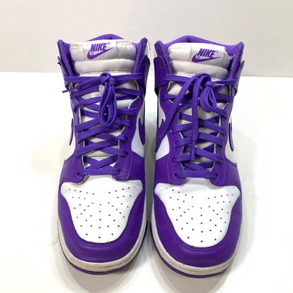 【中古品】【メンズ】 NIKE ナイキ DD1869-112 WMNS DUNK HIGH ”CHAMPIONSHIP COURT PURPLE” ウィメンズ ダンク ハイ ""チャンピオンシップ コート パープル"" シューズ 靴 スニーカー 160-241214-gm-06-fuz サイズ：27.5cm カラー：パープル 万代Net店