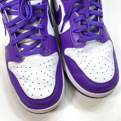 【中古品】【メンズ】 NIKE ナイキ DD1869-112 WMNS DUNK HIGH ”CHAMPIONSHIP COURT PURPLE” ウィメンズ ダンク ハイ ""チャンピオンシップ コート パープル"" シューズ 靴 スニーカー 160-241214-gm-06-fuz サイズ：27.5cm カラー：パープル 万代Net店