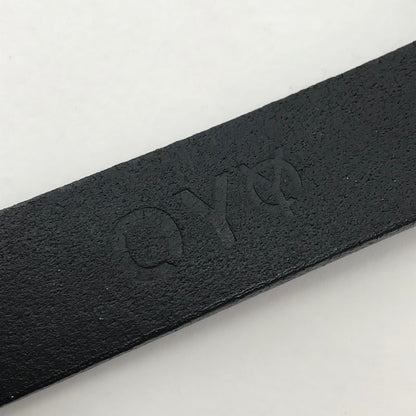 【中古品】【メンズ】  OY オーワイ SYMBOL LOGO BELT シンボル ロゴ ベルト ブランド 小物 古着 205-250103-mh-01-fuz カラー：ブラック 万代Net店