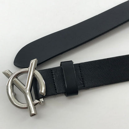 【中古品】【メンズ】  OY オーワイ SYMBOL LOGO BELT シンボル ロゴ ベルト ブランド 小物 古着 205-250103-mh-01-fuz カラー：ブラック 万代Net店