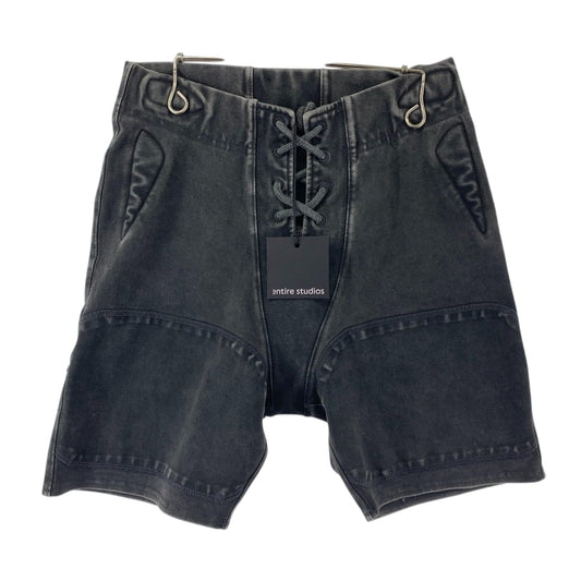 【中古美品】【メンズ】  ENTIRE STTUDIOS FOOTBALL SHORT フットボール ショーツ 152-241205-st-15-fuz サイズ：M カラー：ブラック 万代Net店
