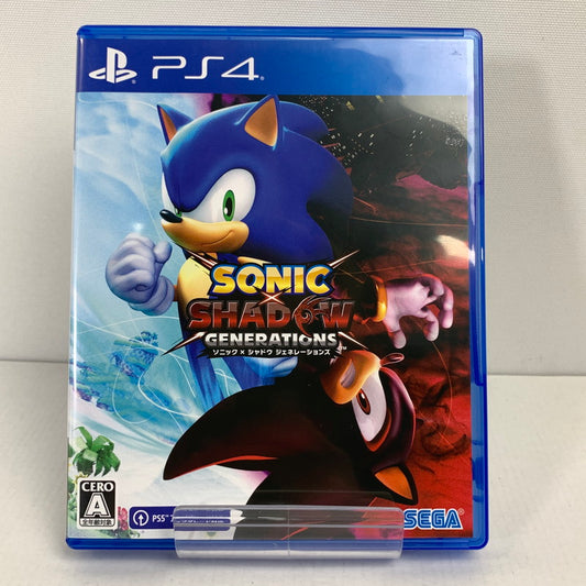 【中古美品】 PlayStation4 PS4 プレイステーション4 プレステ4 ソフト SONIC SHADOW GENERATION ソニック × シャドウ ジェネレーションズ [CERO区分_A / 全年齢対象商品] 027-251031-mh-07-fuz 万代Net店