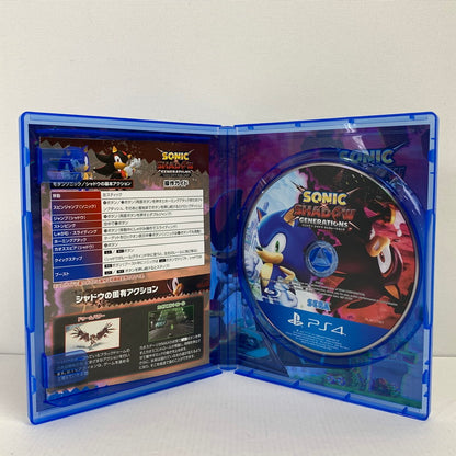 【中古美品】 PlayStation4 PS4 プレイステーション4 プレステ4 ソフト SONIC SHADOW GENERATION ソニック × シャドウ ジェネレーションズ [CERO区分_A / 全年齢対象商品] 027-251031-mh-07-fuz 万代Net店