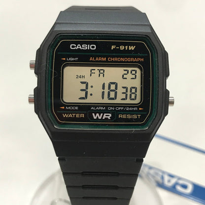 【中古品】【メンズ】 CASIO カシオ 時計 腕時計 BLACK 箱・取扱説明書付属 198-261014-io-04-fuzh カラー：ブラック 万代Net店