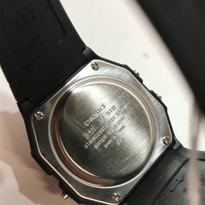 【中古品】【メンズ】 CASIO カシオ 時計 腕時計 BLACK 箱・取扱説明書付属 198-261014-io-04-fuzh カラー：ブラック 万代Net店