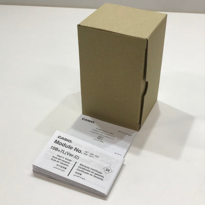 【中古品】【メンズ】 CASIO カシオ 時計 腕時計 BLUE 箱・取扱説明書付属 198-261014-io-05-fuzh カラー：ブルーメタル 万代Net店