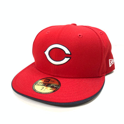 【中古品】【メンズ】 NEW ERA ニューエラ キャップ 帽子 ブランド 185-241229-gm-20-fuz サイズ：59.6cm カラー：レッド 万代Net店